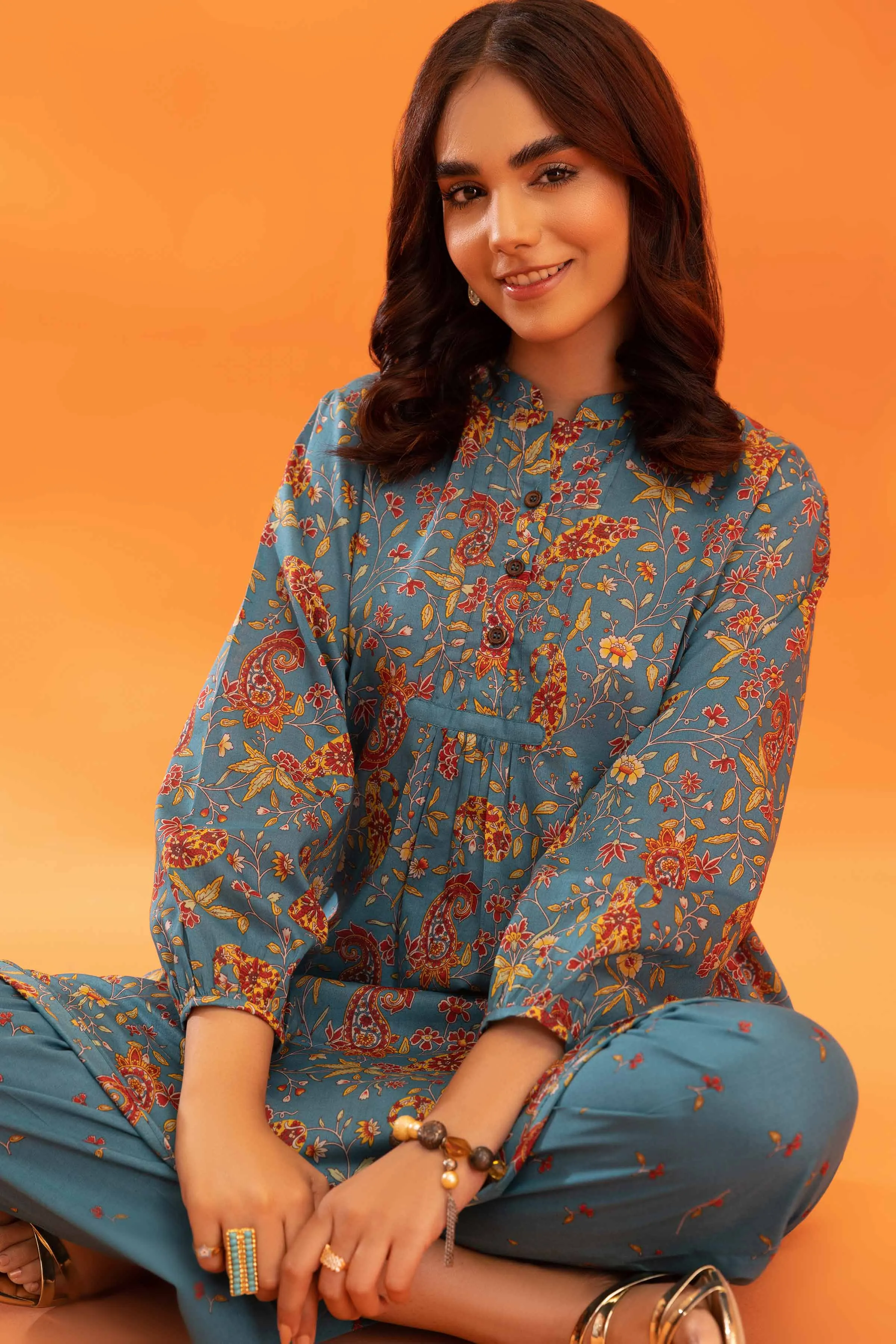 2 Piece -  Printed Suit - PDE23-35