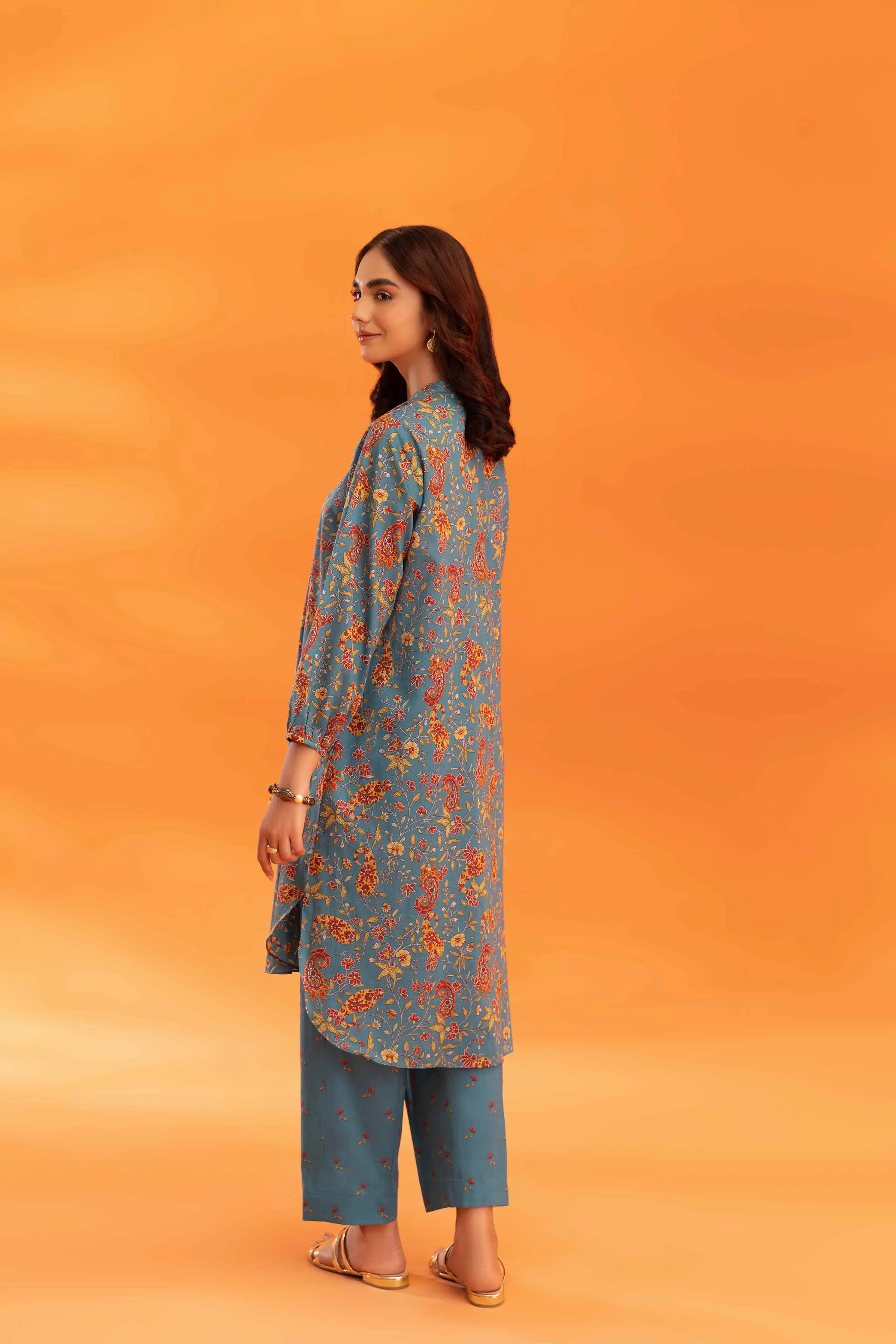 2 Piece -  Printed Suit - PDE23-35