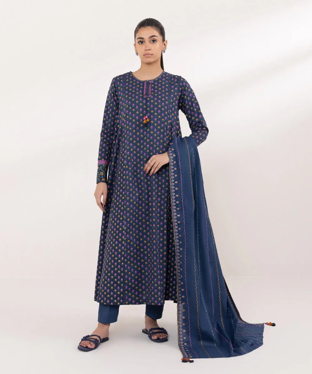 3 Piece - Embroidered Lawn Suit