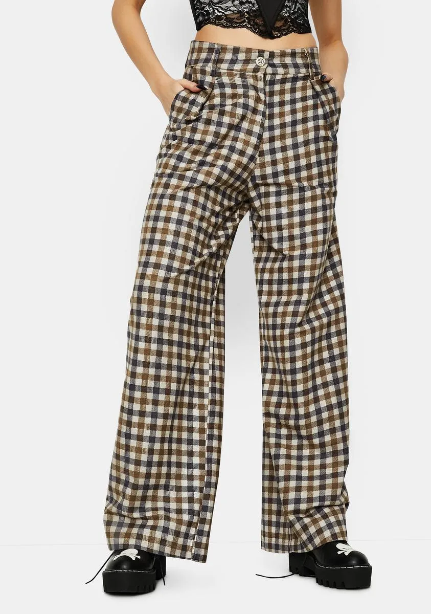 40's Check Yeva Trousers