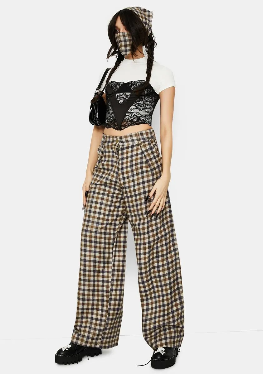 40's Check Yeva Trousers