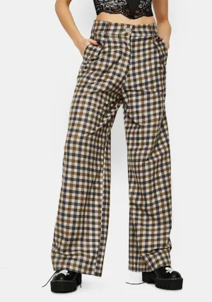 40's Check Yeva Trousers