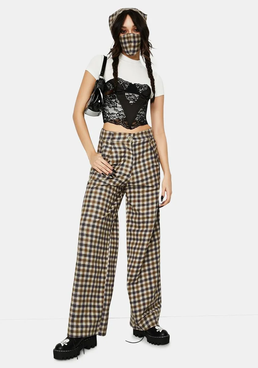 40's Check Yeva Trousers