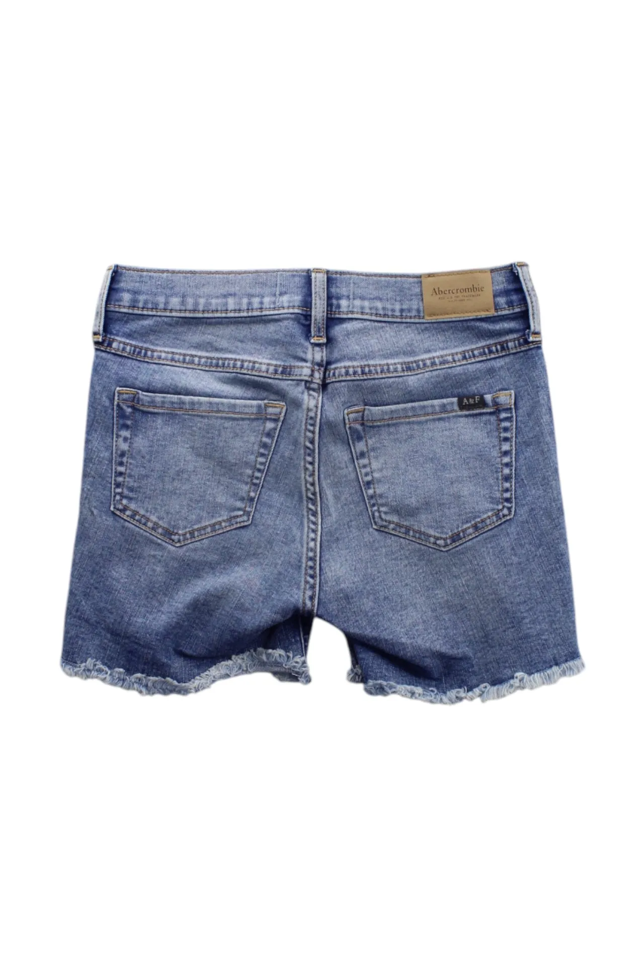 Abercrombie & Fitch Distressed Denim Shorts, Size 11-12Y