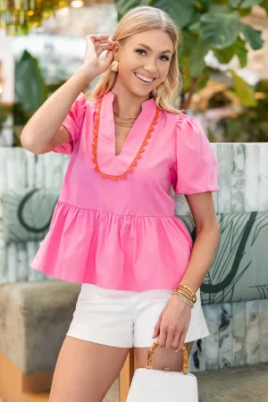 Alessandra Top- Pink