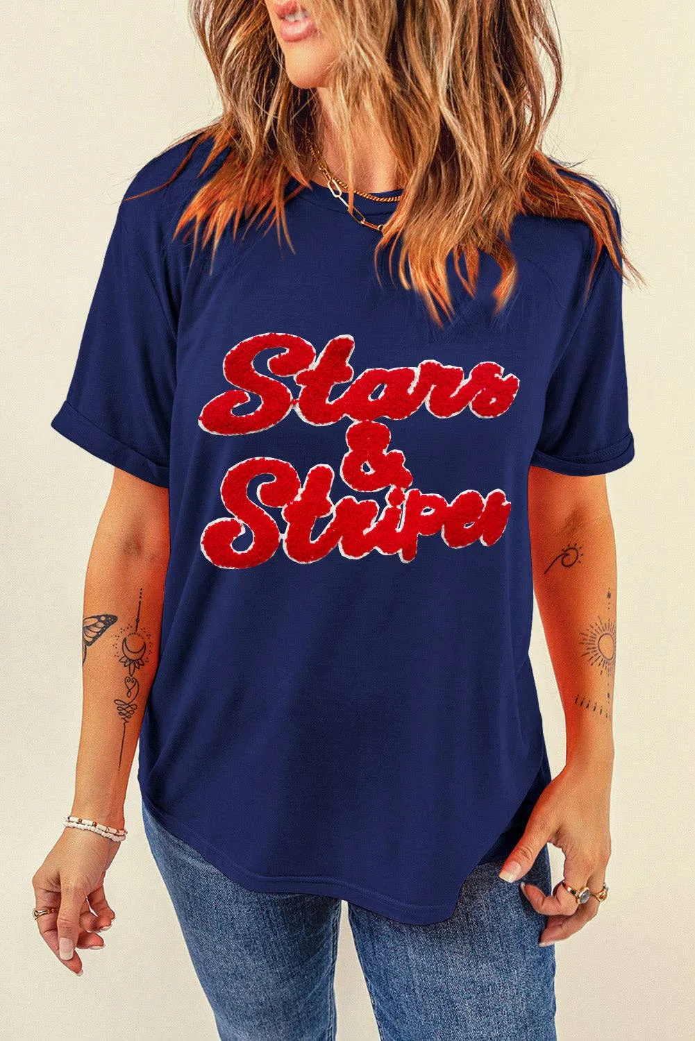 (BOGO) Stars & Stripes Graphic T Shirt
