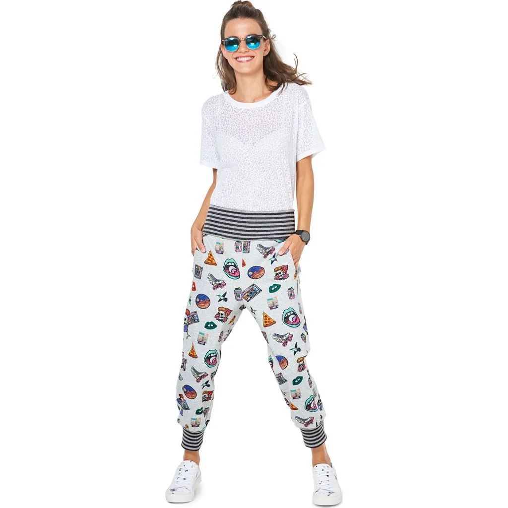 Burda Style Pattern B6317 Misses' jogging pull on pant