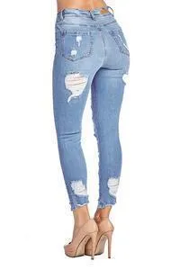 CALL ME MAYBE DISTRESS JEANS
