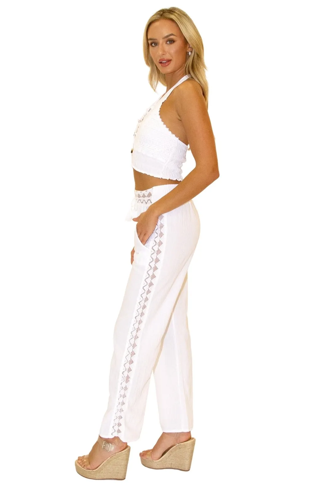 'Charlotte' Cotton Pants