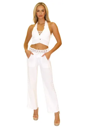 'Charlotte' Cotton Pants