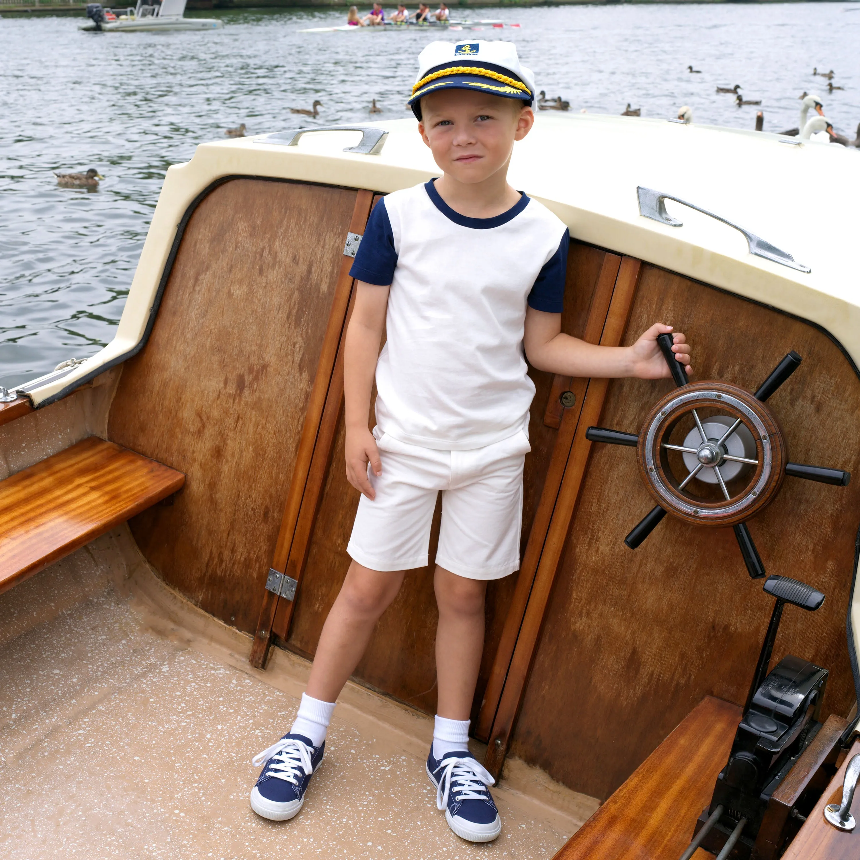 Chino Shorts, Ivory