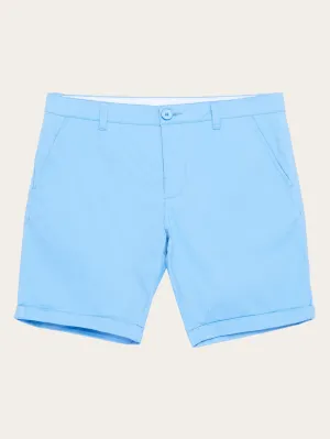 CHUCK regular chino poplin shorts - Dusk Blue