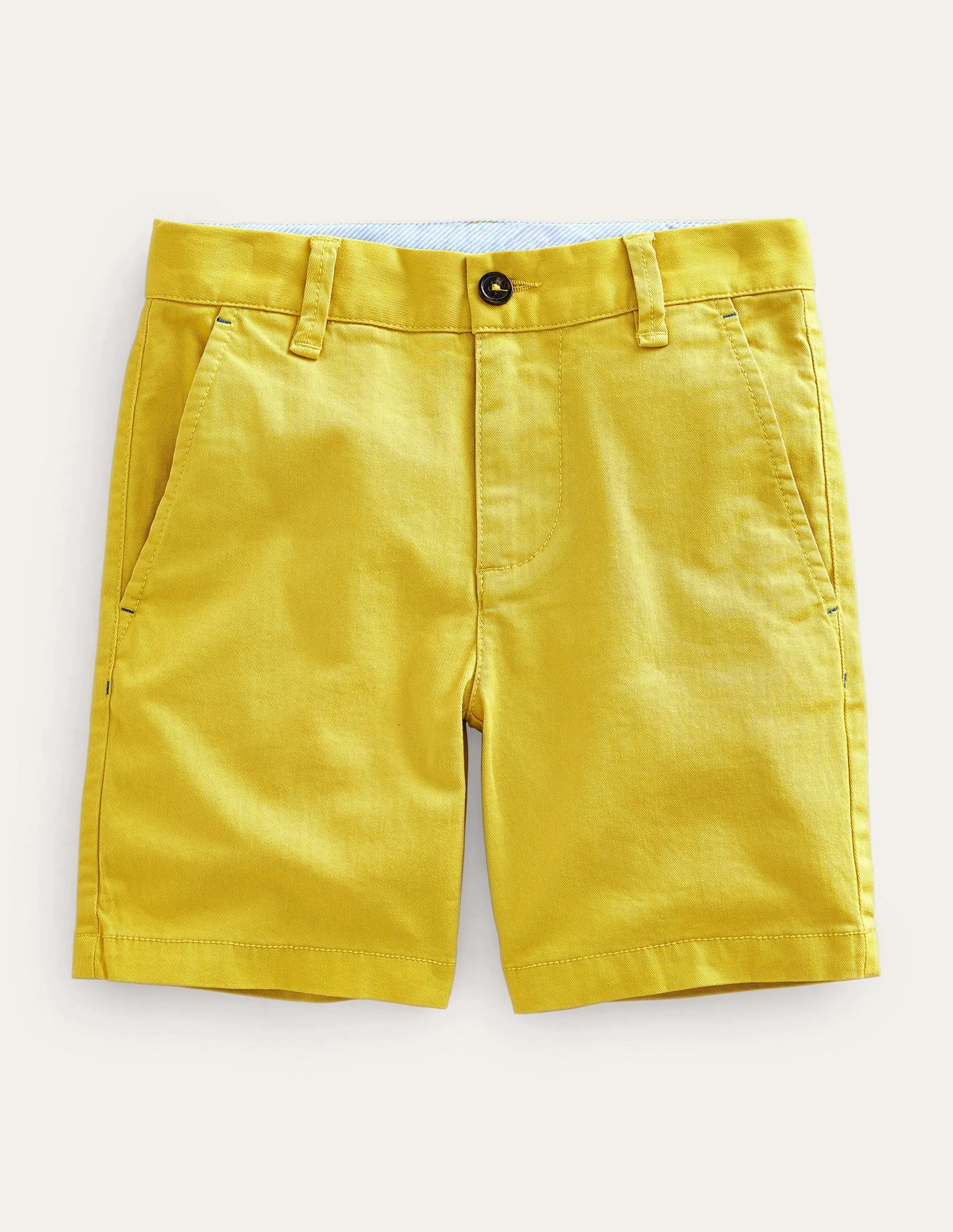Classic Chino Shorts-Sweetcorn Yellow