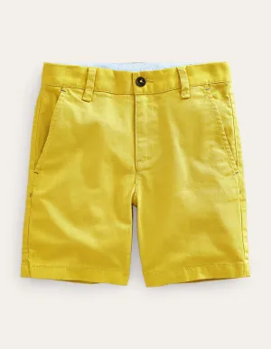 Classic Chino Shorts-Sweetcorn Yellow