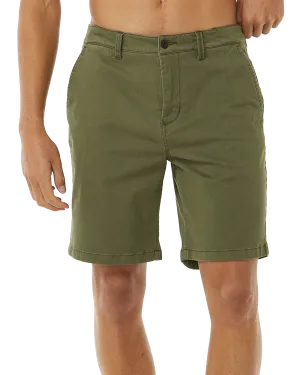Classic Surf Chino Walkshorts in Dark Olive