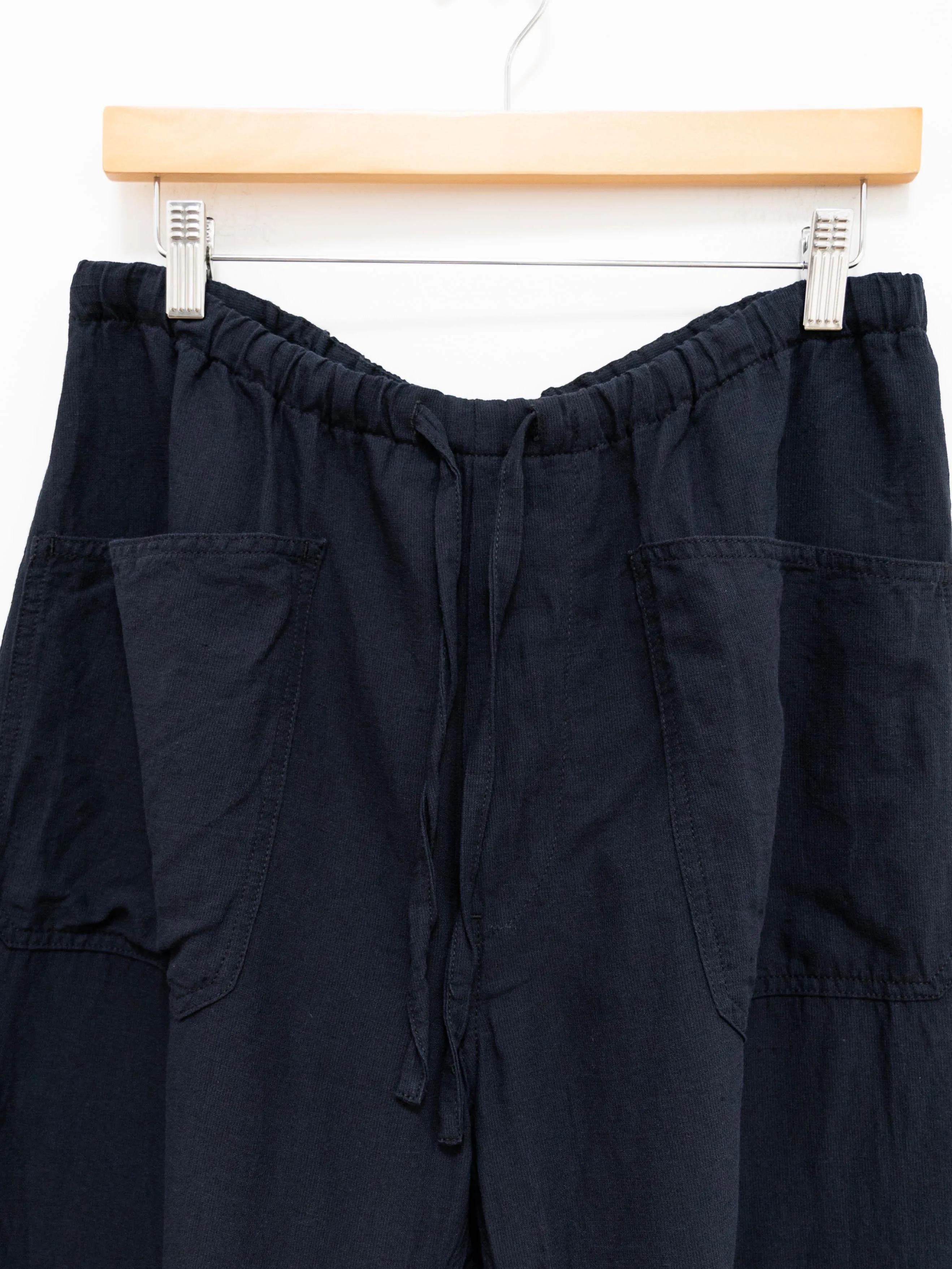 Co/Li/Silk Safari Mesh Easy Pants - Navy