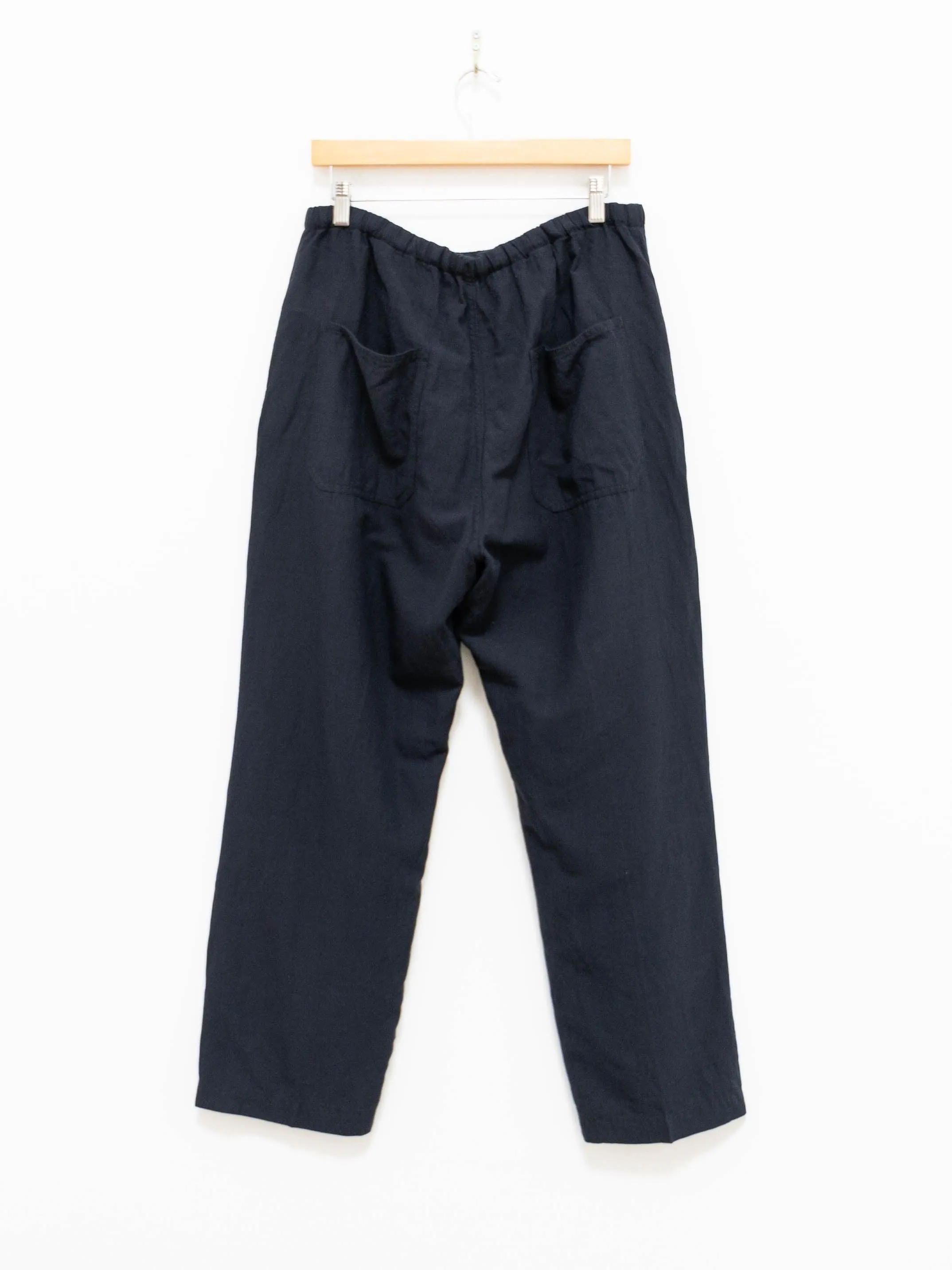 Co/Li/Silk Safari Mesh Easy Pants - Navy