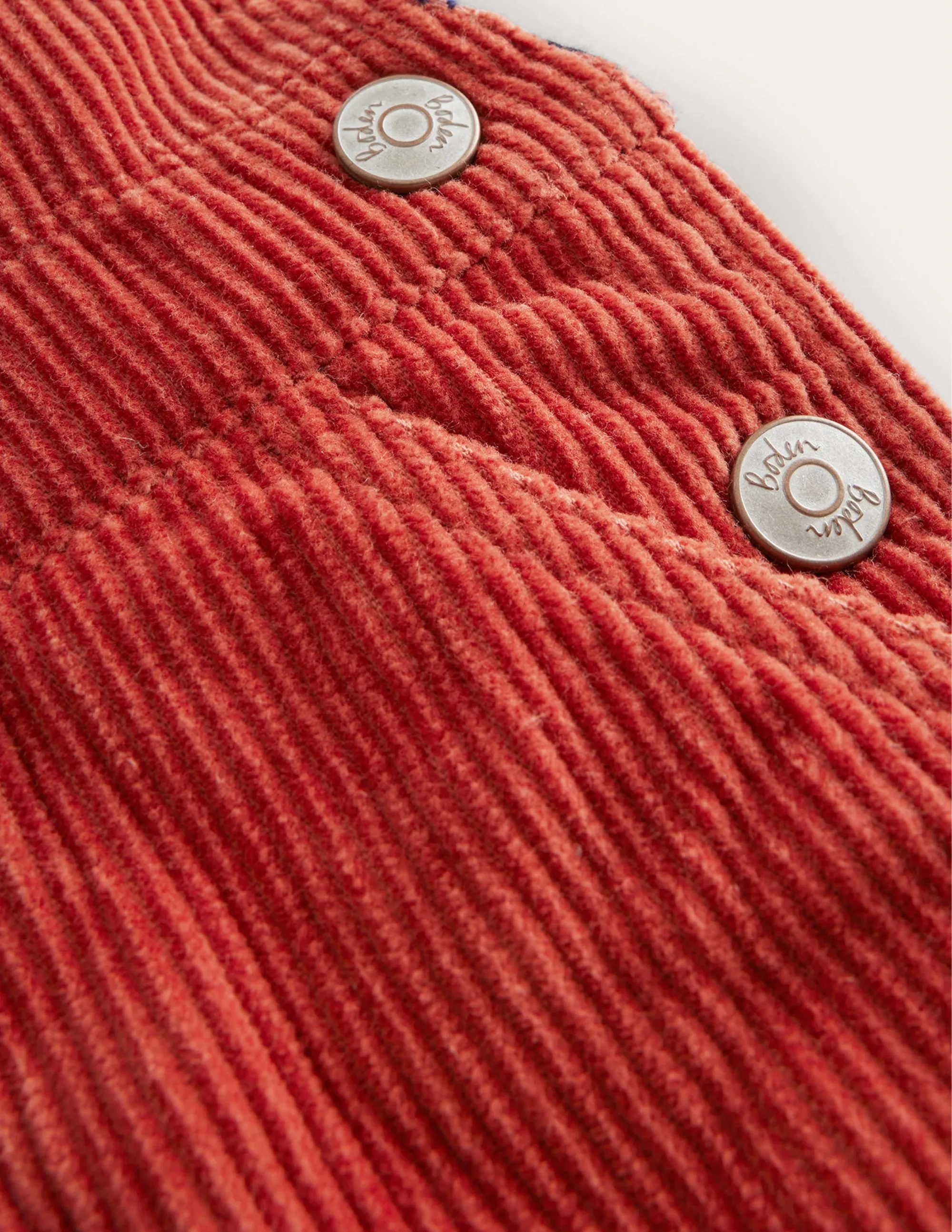 Cord Utility Dungarees-Roasted Chestnut