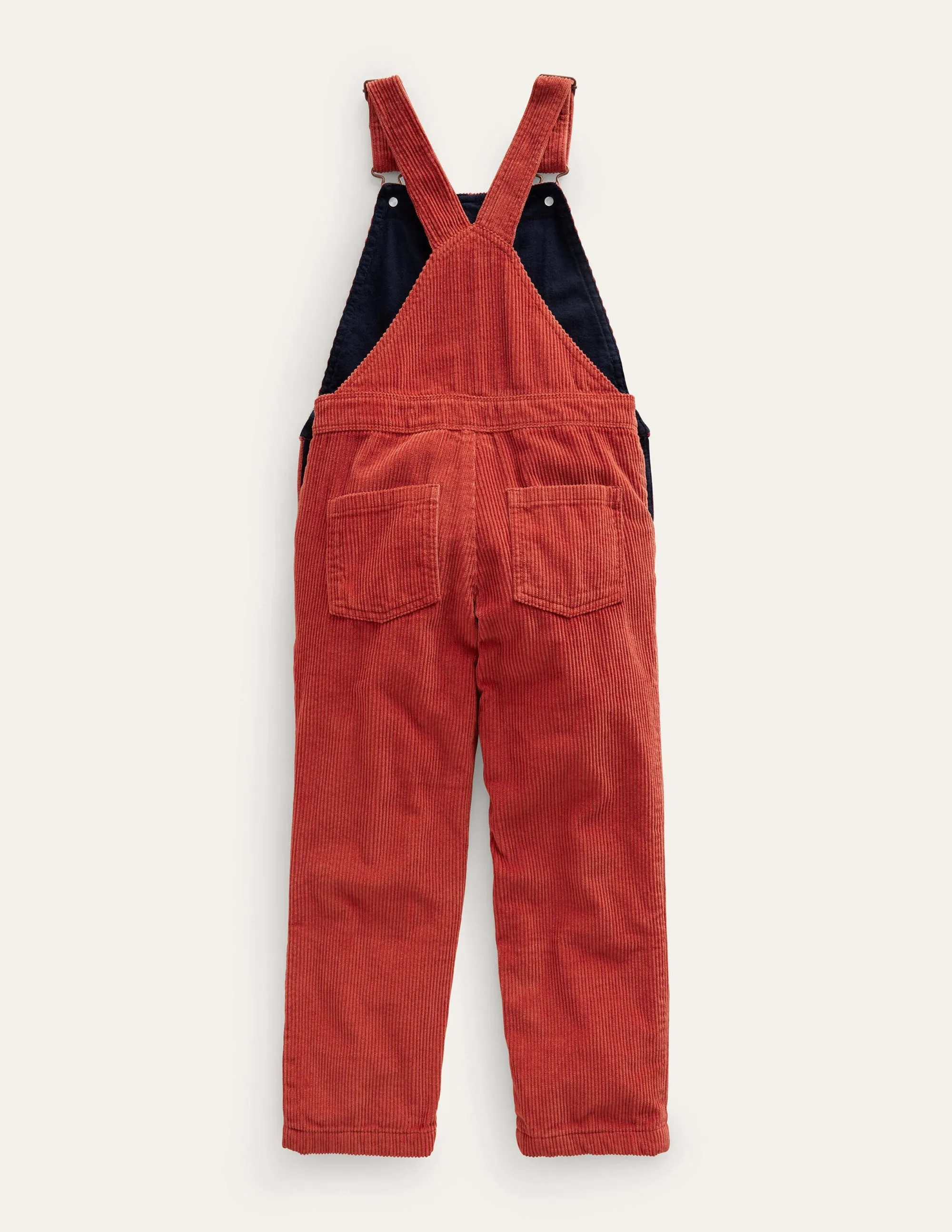 Cord Utility Dungarees-Roasted Chestnut