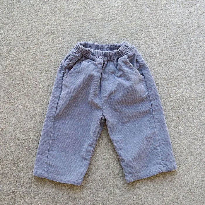 Corduroy Pants | Slate Blue