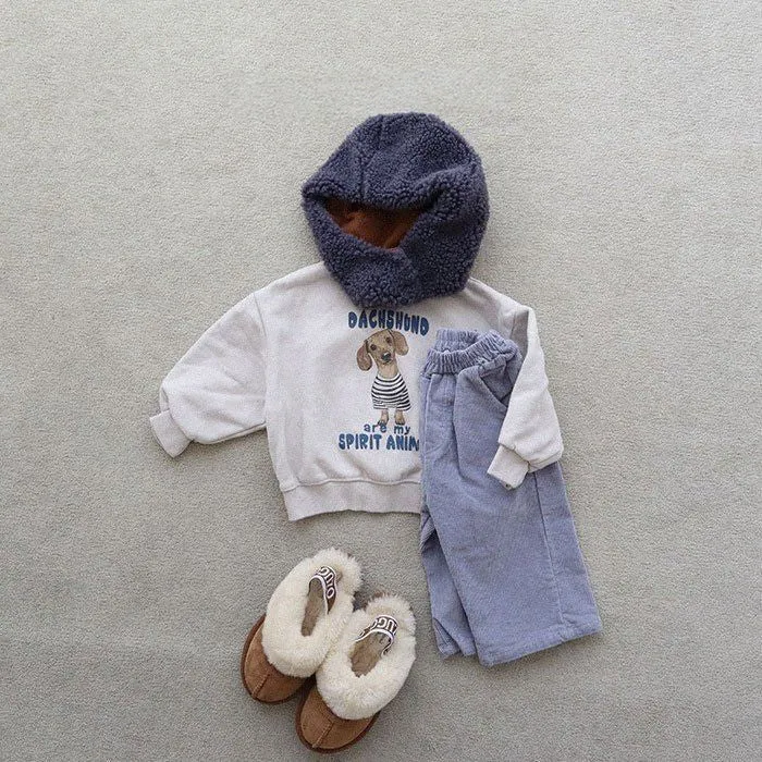 Corduroy Pants | Slate Blue
