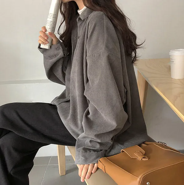 Cozy Up Cord Shirt