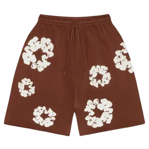 Denim Tears The Cotton Wreath Shorts 'Brown'
