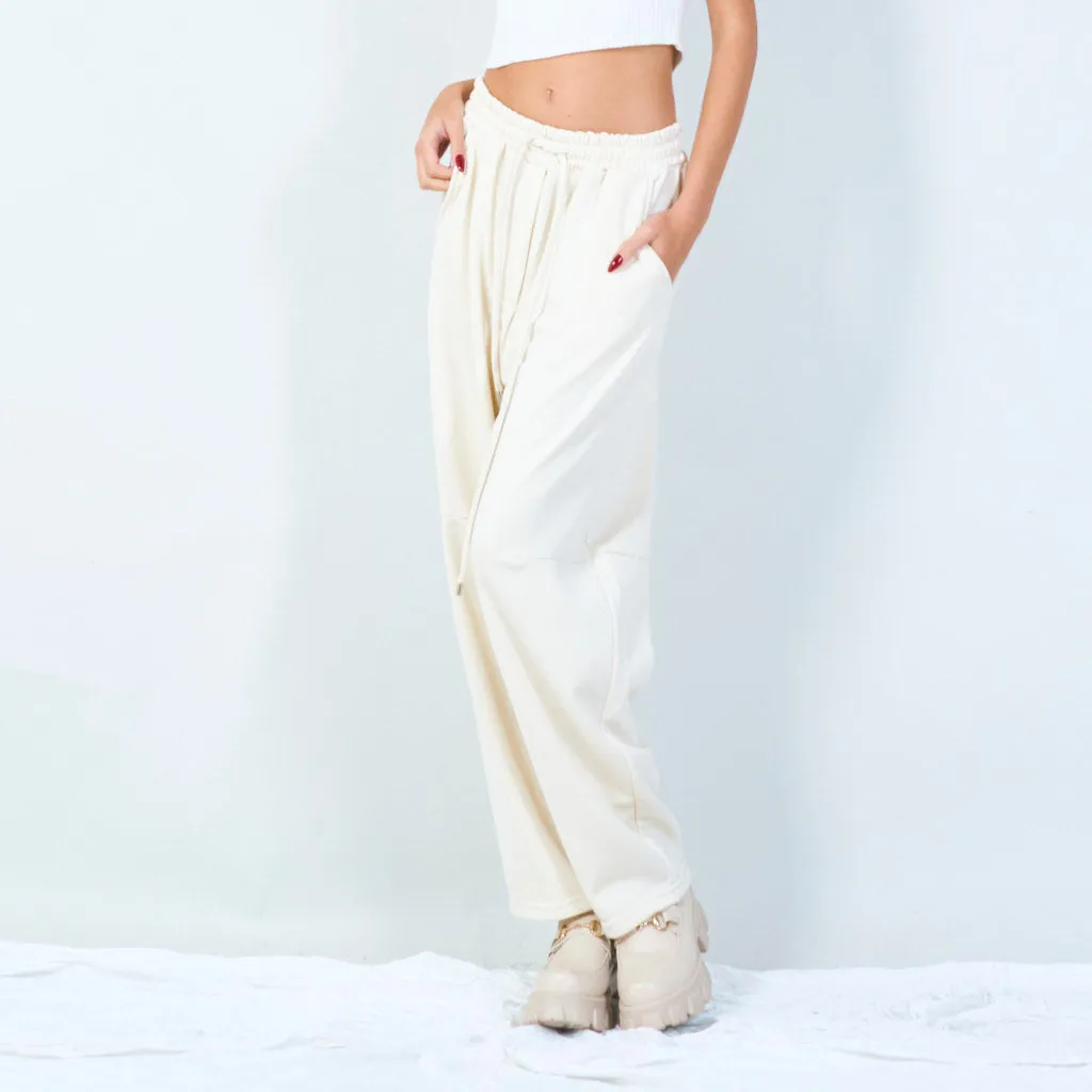 Drawstring jogger pants with elastic waistband wholesale