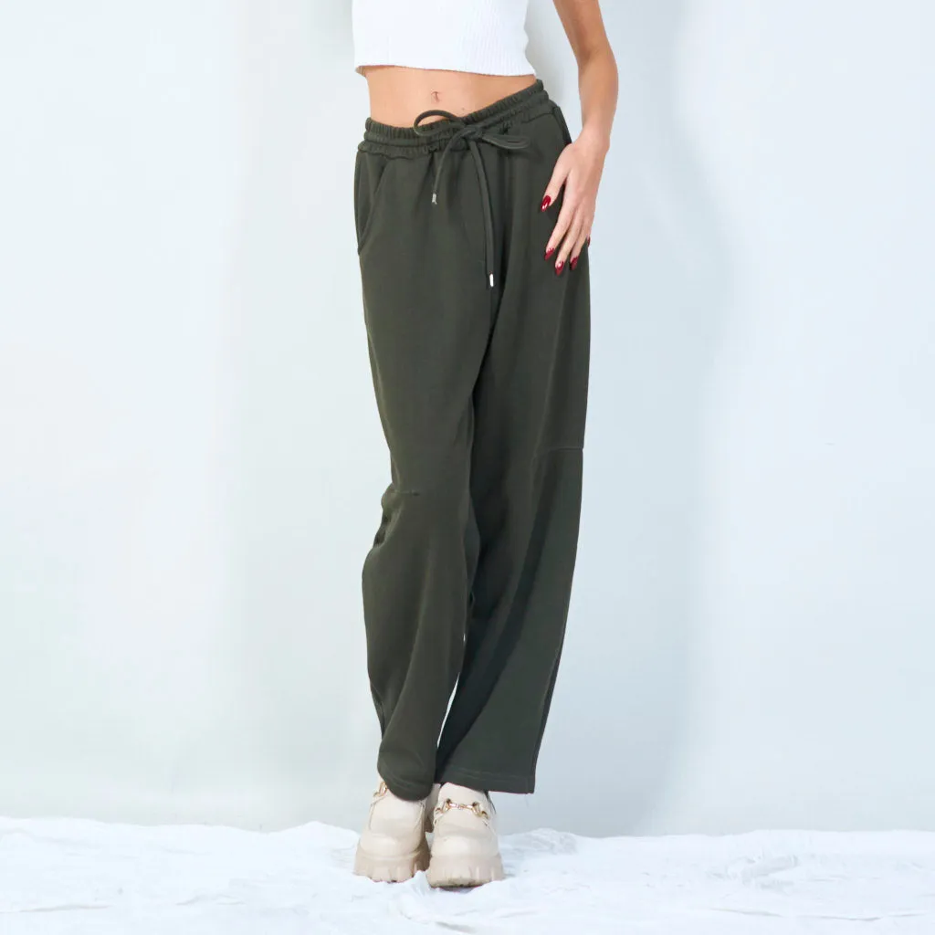 Drawstring jogger pants with elastic waistband wholesale