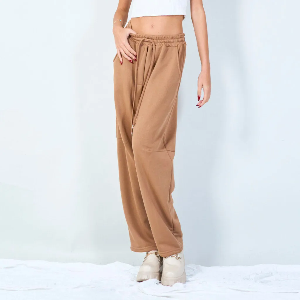 Drawstring jogger pants with elastic waistband wholesale