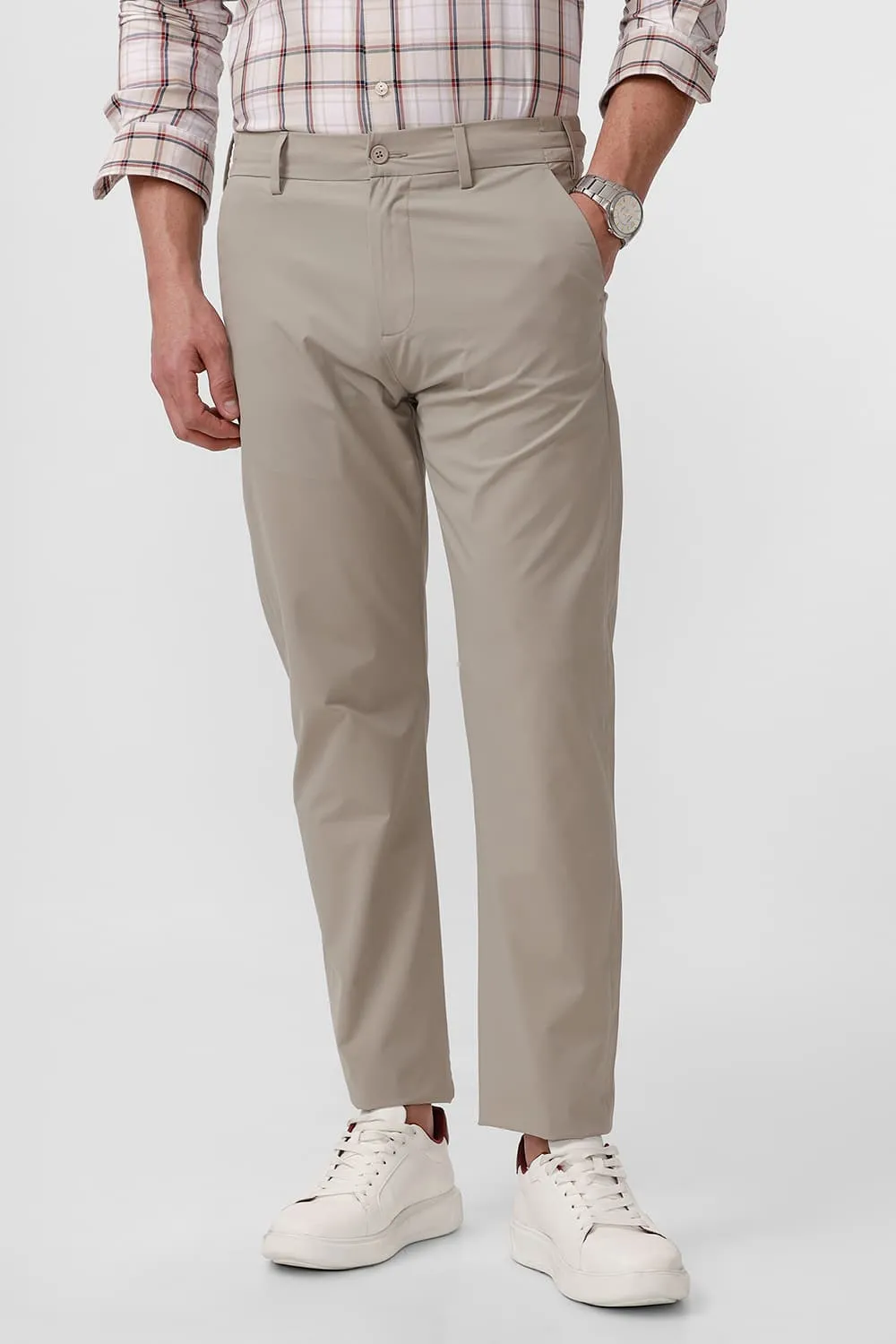 Drift Fit Polyester Stretch Dobby Trouser