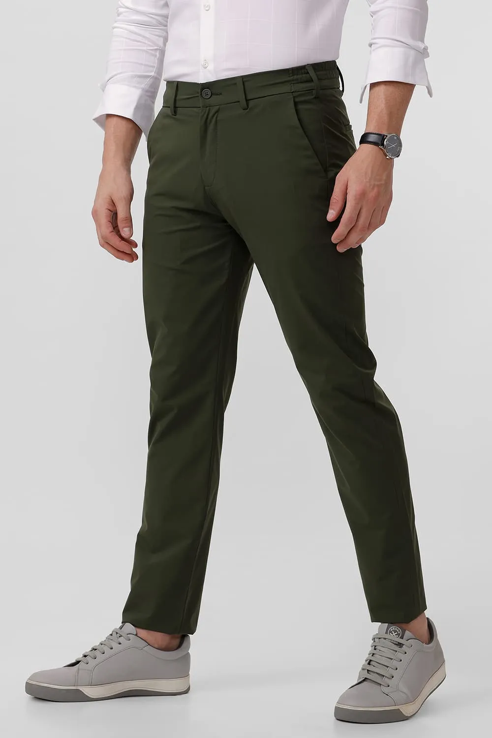 Drift Fit Polyester Stretch Dobby Trouser