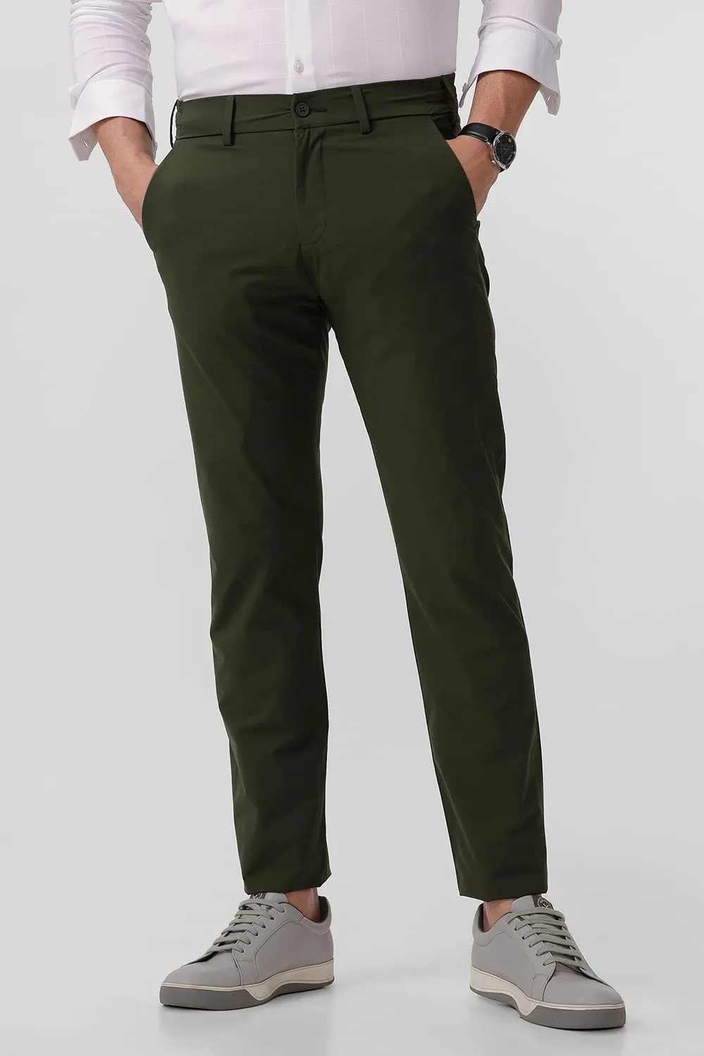Drift Fit Polyester Stretch Dobby Trouser