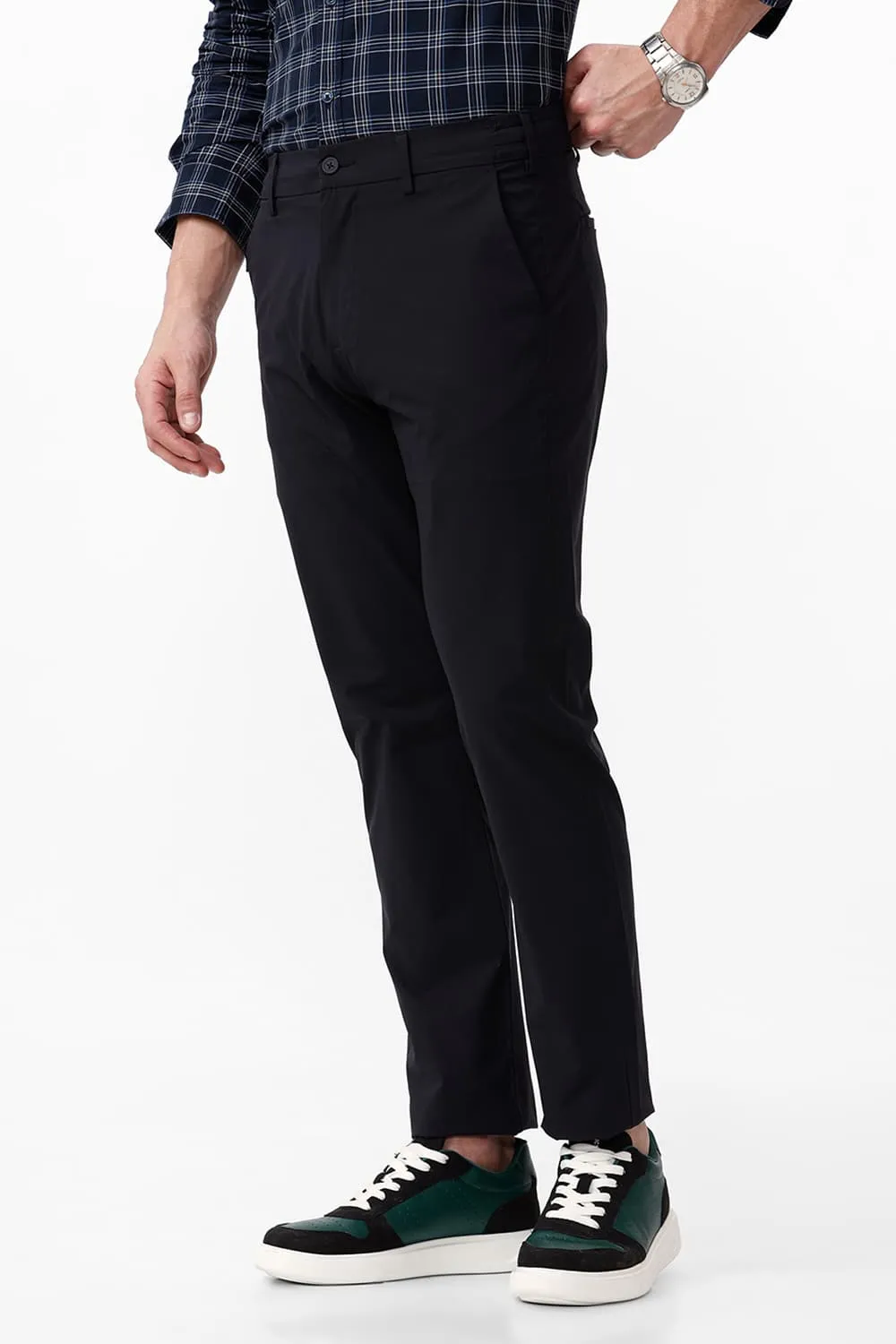 Drift Fit Polyester Stretch Dobby Trouser