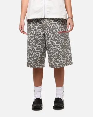 Ed Hardy Women's Leopard Jorts Leopard