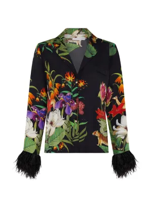 Eden twill top in safari black