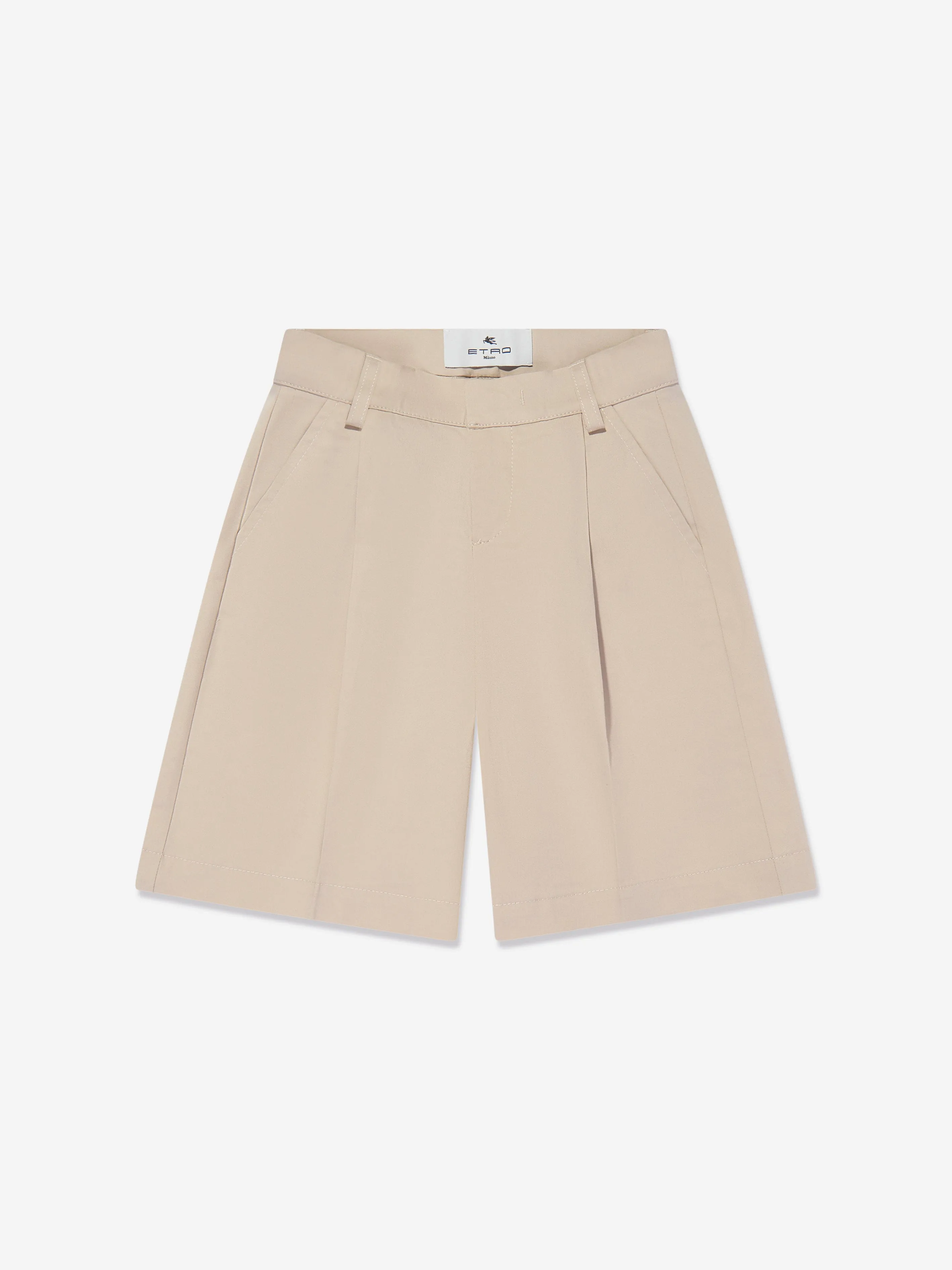Etro Boys Chino Shorts in Beige