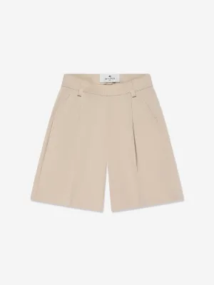 Etro Boys Chino Shorts in Beige