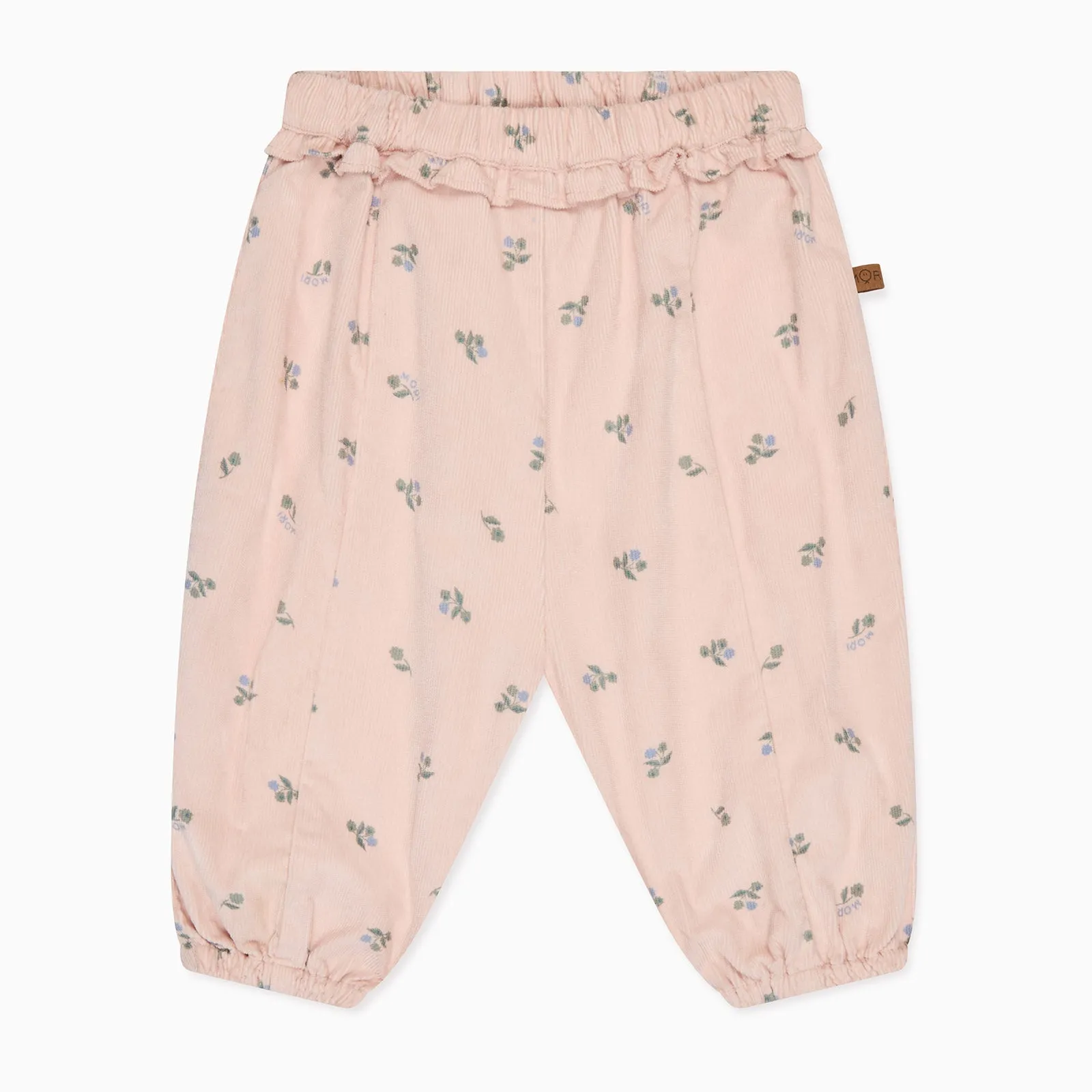 Floral Corduroy Trousers