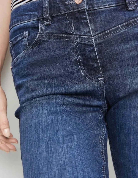 GERRY WEBER<BR>
Blue Denim Jeans<BR>
Blue<BR>
