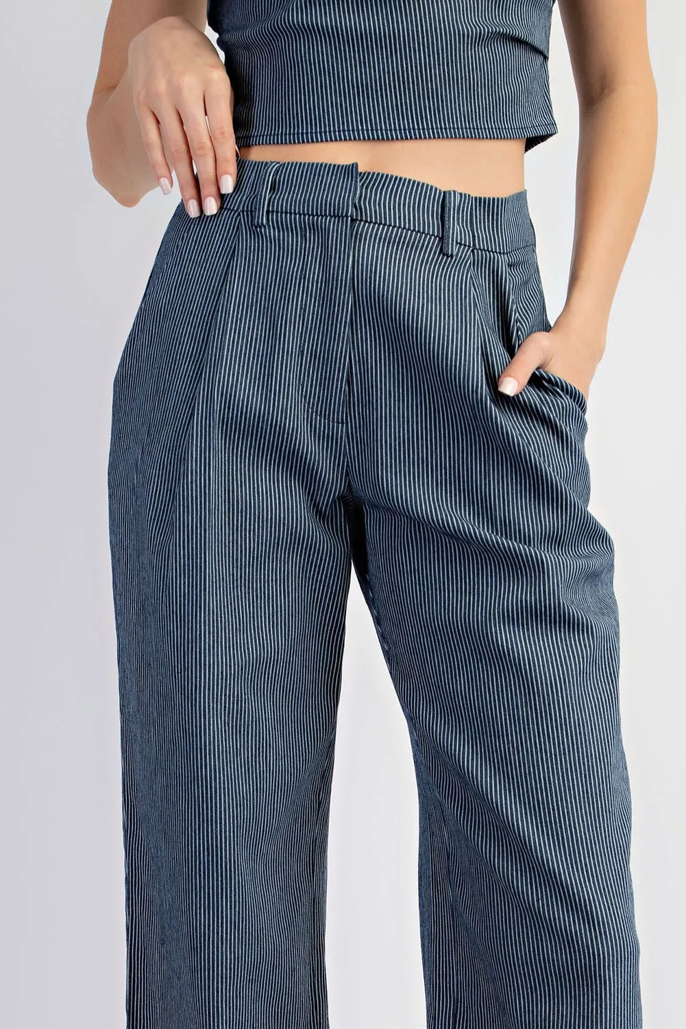 GOLDSMITH STRIPED TROUSERS