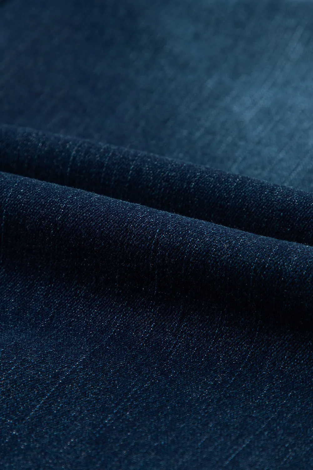 High Rise Ripped Bell Bottom Jeans