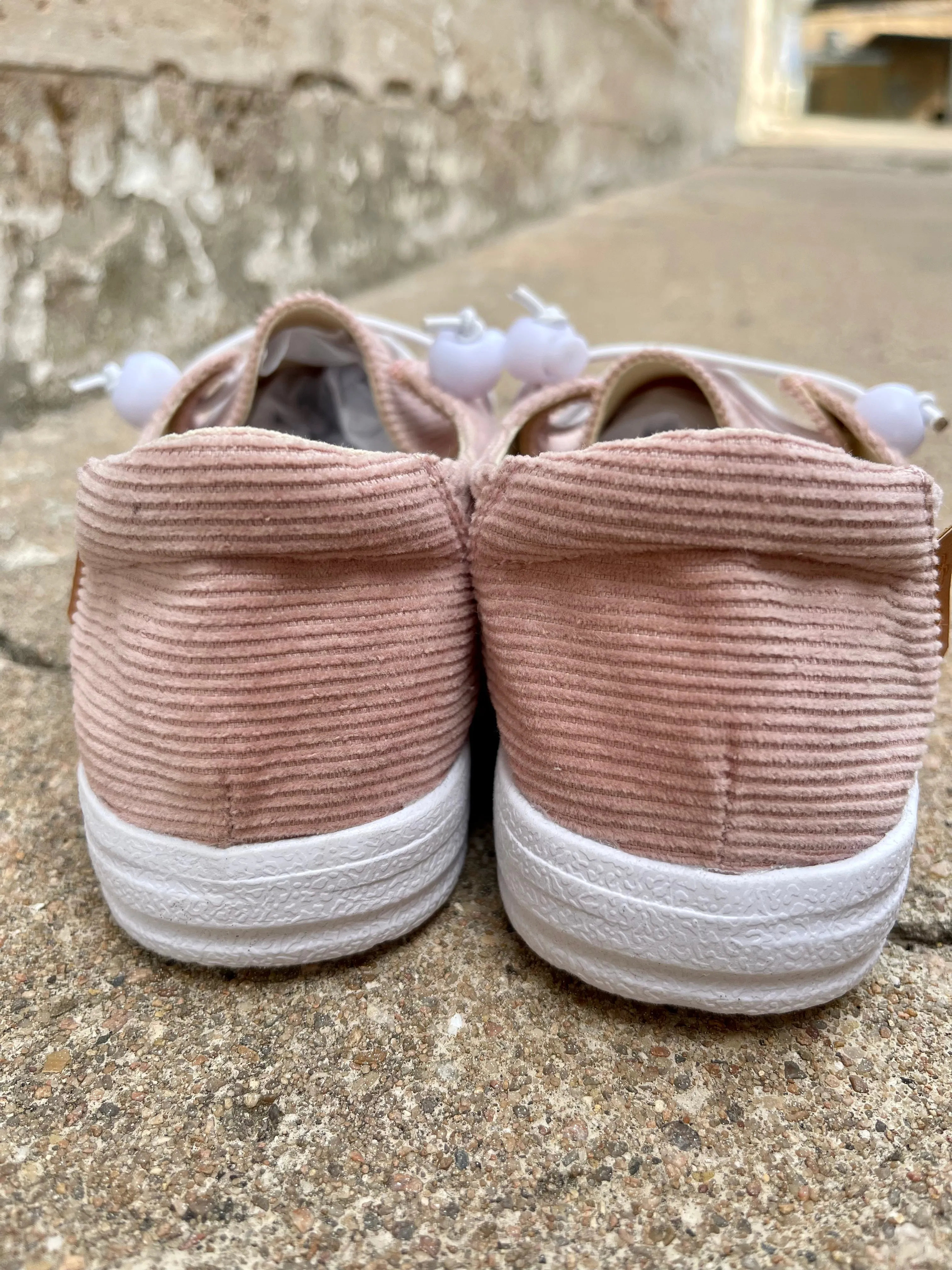 Kayak Shoe || Blush Corduroy