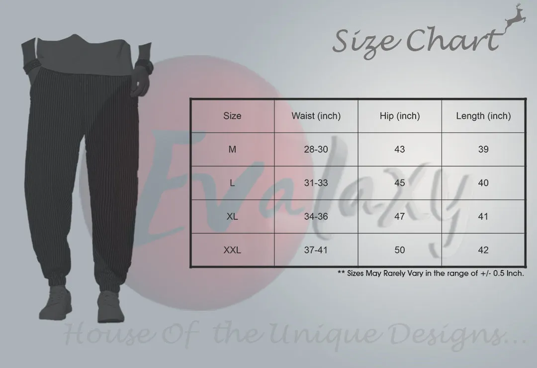 Loose Green Stripped Premium Jogger Breathable Casual Harem Pants for Men & Women