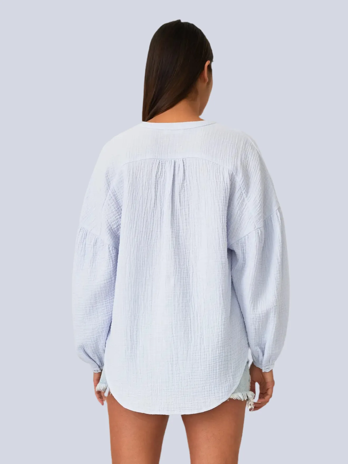 Maggie Long Sleeve Button Down Blouse
