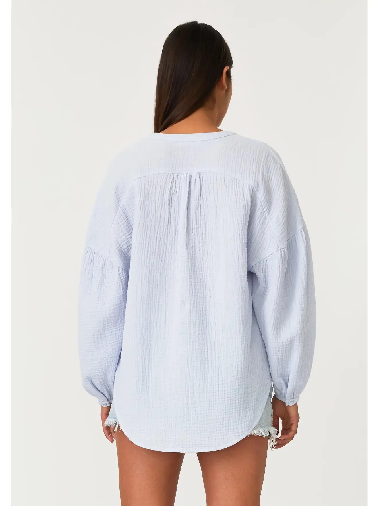 Maggie Long Sleeve Button Down Blouse