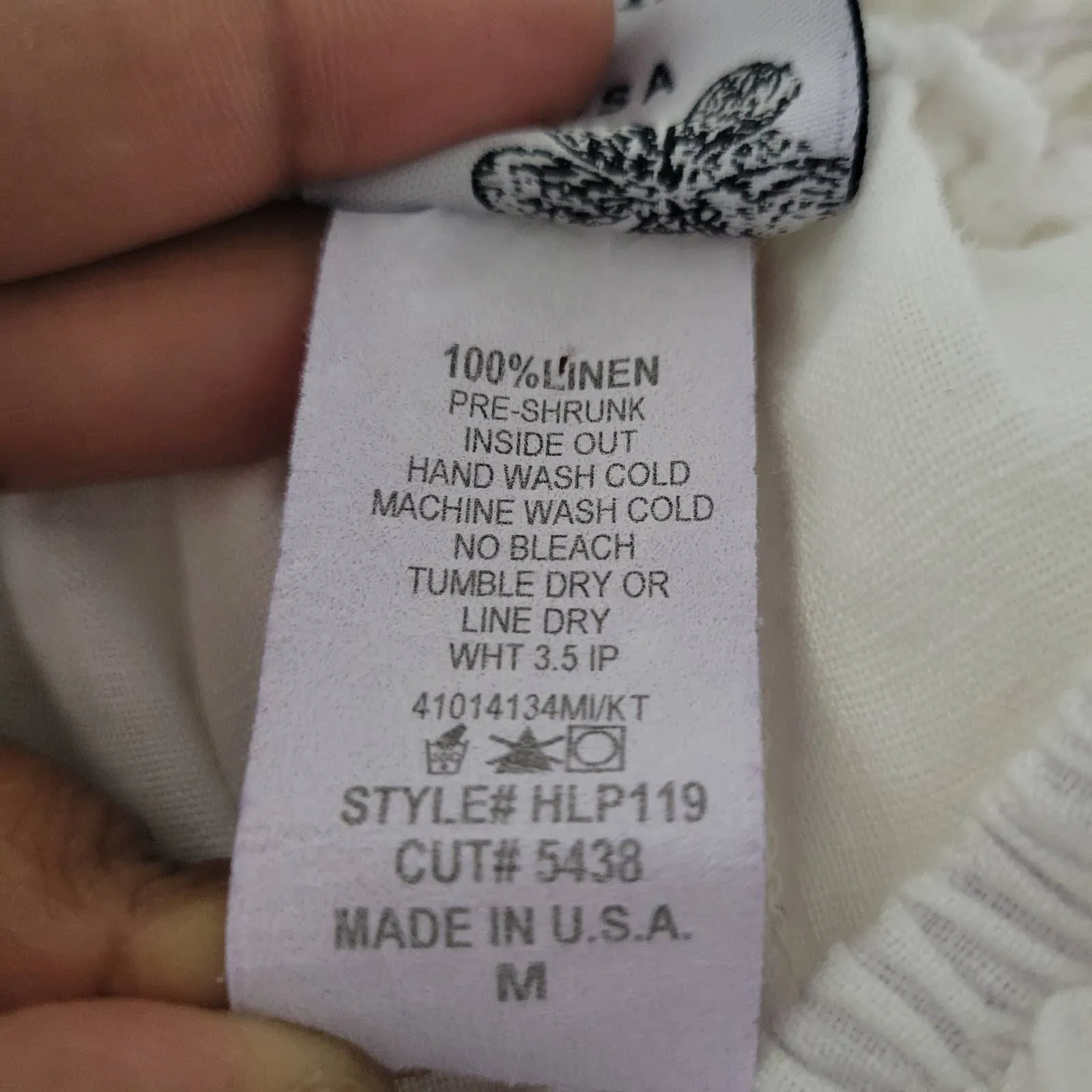 Match Point White Linen Pants Bloomers Side Drawstring Elastic Waist Size Medium
