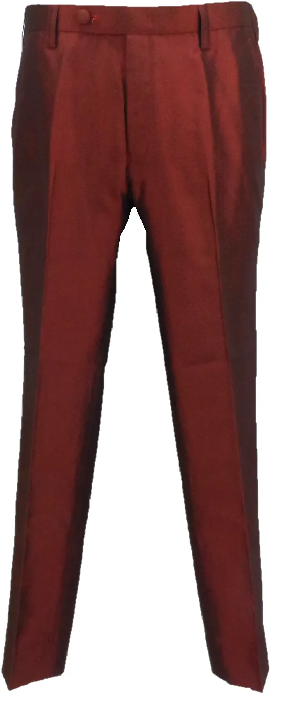 Mazeys Mens Tonic Burgundy Suit Jacket