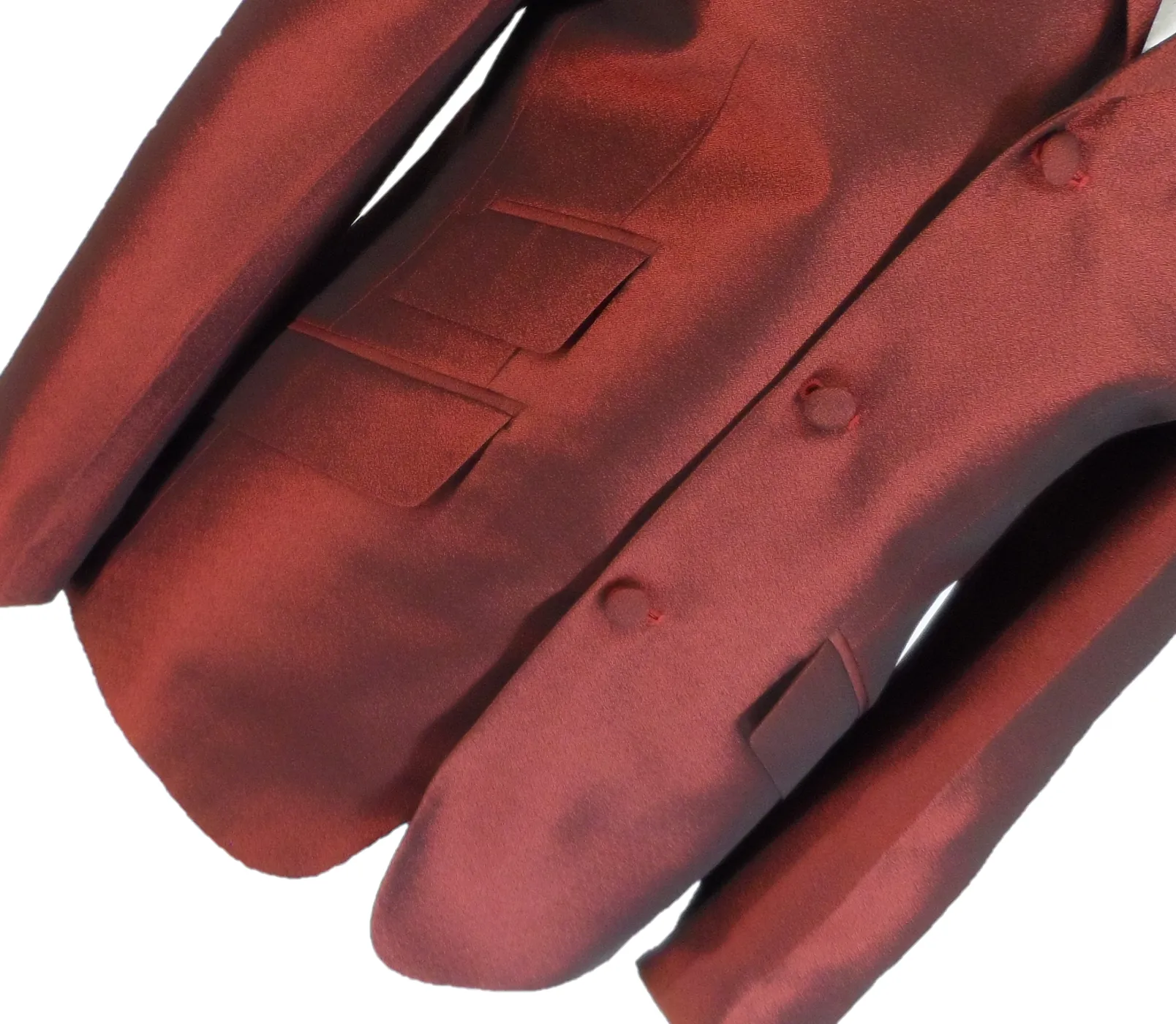 Mazeys Mens Tonic Burgundy Suit Jacket
