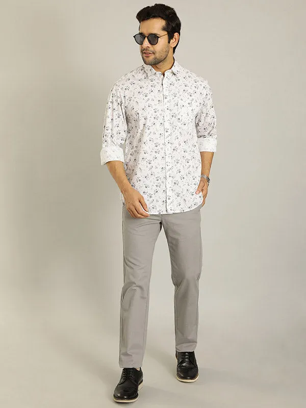 Men Brooklyn Fit Cotton Stretch Trouser